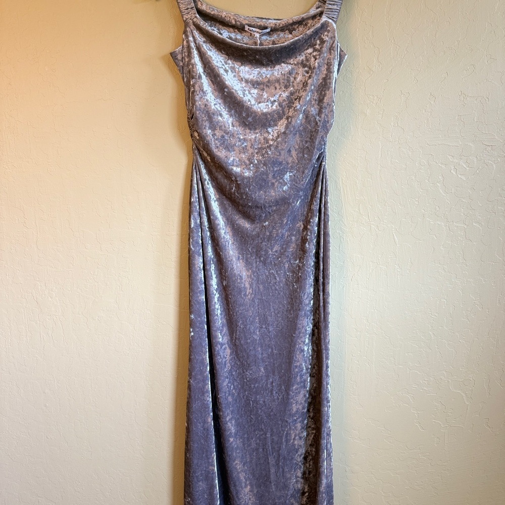 Elegant Velvet Evening Dress